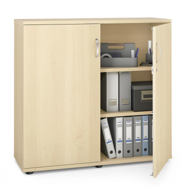 Aktenschrank MULTI M pro 250783, abschlie&szlig;bar, 2x3 OH, ahorn, 120x114x42cm (BxHxT)