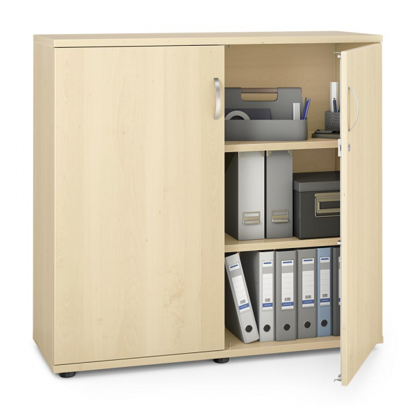 4251635606754 - Flügeltürenschrank MULTI M pro 250783 abschließbar 2x3 OH ahorn 120x114x42cm (BxHxT) 4251635606754 Deskin