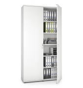 Aktenschrank MULTI M pro 256542, abschlie&szlig;bar, 2x6 OH, wei&szlig;, 120x225x42cm (BxHxT)