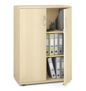 Aktenschrank MULTI M pro 250301, abschlie&szlig;bar, 3 OH, ahorn, 80x114x42cm (BxHxT)