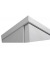 Aufsatzschrank MULTI M pro 272603, abschlie&szlig;bar, 2x2 OH, lichtgrau, 160x75x42cm (BxHxT)