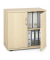 Aktenschrank MULTI M pro 250293, abschlie&szlig;bar, 2 OH, ahorn, 80x78x42cm (BxHxT)