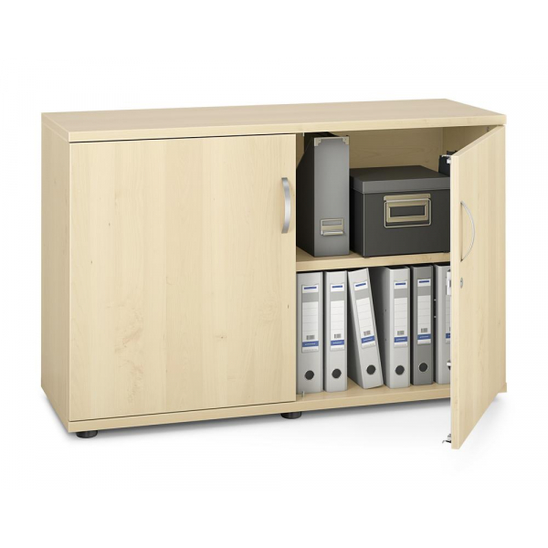 4251635621320 - Flügeltürenschrank MULTI M pro 250779 abschließbar 2x2 OH ahorn 120x78x42cm (BxHxT) 4251635621320 Deskin