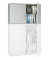 Aufsatzschrank MULTI M pro 250542, abschlie&szlig;bar, 2x2 OH, lichtgrau, 120x75x42cm (BxHxT)