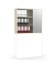 Aufsatzschrank MULTI M pro 257430, abschlie&szlig;bar, 2x3 OH, ahorn/alusilber, 120x111x42cm (BxHxT)
