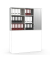 Aufsatzschrank MULTI M pro 272628, abschlie&szlig;bar, 2x3 OH, lichtgrau/alusilber, 160x111x42cm (BxHxT)