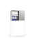 Aufsatzschrank MULTI M pro 253920, abschlie&szlig;bar, 2 OH, lichtgrau/alusilber, 100x75x42cm (BxHxT)