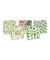 Geschenktasche 4062-24360/PBS Graspapier, allgemein, mit Tragekordel, 5 Motive sortiert, 20cm x 21cm