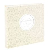 Konfirmationsalbum Circulus, 25x25xcm, creme