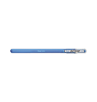 Mattehop Gelschreiber himmelblau 0,5 mm, Schreibfarbe: blau