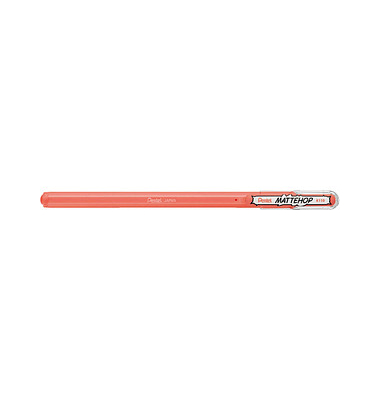 Mattehop Gelschreiber koralle 0,5 mm, Schreibfarbe: orange