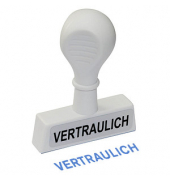 Textstempel Vertraulich