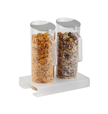 Müslispender silber 2 x 1,5 l