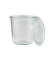 2 APS Einmachgläser mit Deckel 10,7 cm hoch transparent 0,58 l