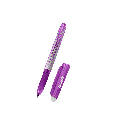ONLINE magiXX Classic Gelschreiber lilasilber 0,7 mm, Schreibfarbe: lila