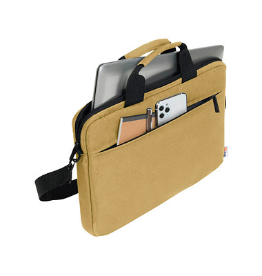 Laptoptasche Slim Kunstfaser camel braun D31960 bis 35,8 cm (14,1 Zoll)