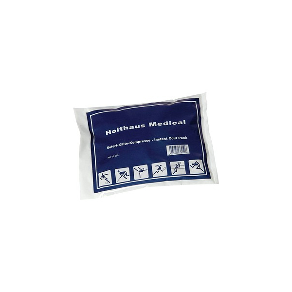 4005058380513 - Holthaus Medical Sofort-Kälte-Kompresse Einmalgebrauch klein Sofortige Anwendung ohne Vorkühlung möglich 1 Stück Maße (L x B) 10 x 13 cm 4005058380513 - Holthaus Medical Sofort-Kälte-Kompresse Einmalgebrauch klein Sofortige Anwendung ohne Vorkühlung möglich 1 Stück Maße (L x B) 10 x 13 cm