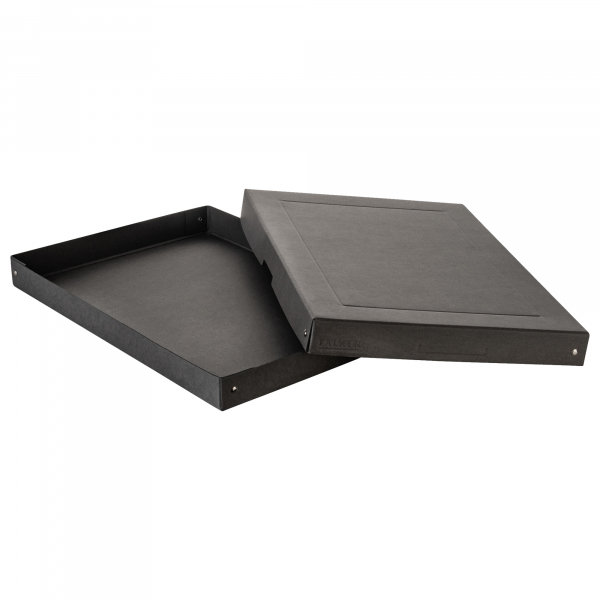 4014481245023 - Archivbox PURE Box Black A3 für bis zu 500 Blatt mit Beschriftungsfeld L 440 x B 320 x Füllhöhe 40 mm Blauer Engel FSC®-Pappe schwarz