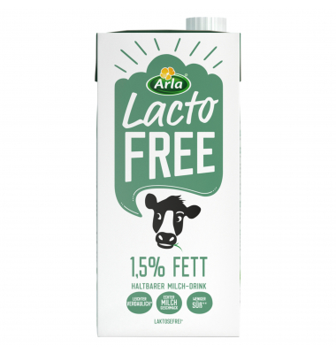 H-Milch LactoFREE LactoFREE 603255, 1,5% Fett, laktosefrei, 10x 1 Liter, im Tetrapack H-Milch LactoFREE LactoFREE 603255, 1,5% Fett, laktosefrei, 10x 1 Liter, im Tetrapack