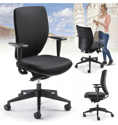 Bürodrehstuhl PISA - Synchron-Mechanik