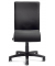 Bürodrehstuhl DV 10, schwarz / schwarz, bis 110kg, ohne Kopfstütze