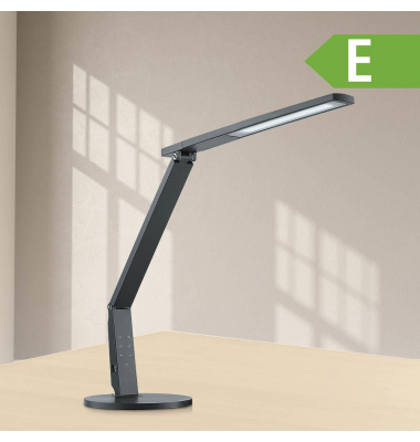 LED-Schreibtischlampe VENEZIA, anthrazit, mit Standfuß, dimmbar