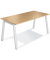 Konferenztisch 275609, 73,5cm (H), 160x80cm (BxT), 6 Personen, rechteckig, buche / weiß