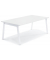 Konferenztisch 278835, 73,5cm (H), 160x80cm (BxT), 6 Personen, rechteckig, weiß / weiß