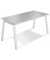 Konferenztisch DESKIN RIO, 73,5cm (H), 160x80cm (BxT), 6 Personen, rechteckig, lichtgrau / wei&szlig;