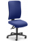 Bürodrehstuhl APERTO, blau / schwarz, bis 110kg, ohne Kopfstütze
