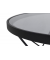 Beistelltisch, 45cm (H), 45x80x80cm (BxT), rund, schwarz / schwarz