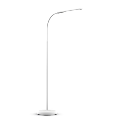 LED-Stehlampe Pirro 348390, wei&szlig;, mit zerlegt, dimmbar