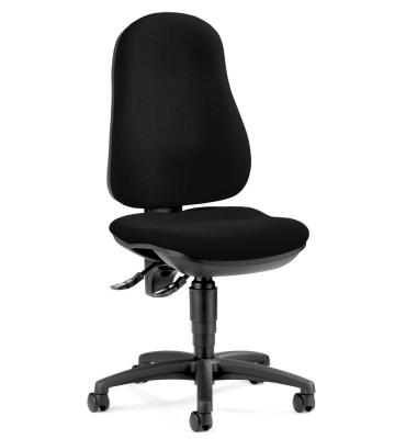 Bürostuhl BASE ART 70 PRO, schwarz / schwarz, bis 110kg, ohne Kopfstütze