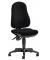 Bürostuhl BASE ART 70 PRO, schwarz / schwarz, bis 110kg, ohne Kopfstütze