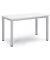 Besprechungstisch 348791, 72cm (H), 120x60cm (BxT), 6 Personen, rechteckig, weiß / silber