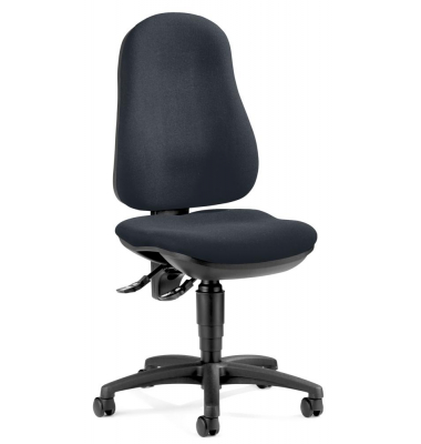 Bürostuhl BASE ART 70 PRO, anthrazit / schwarz, bis 110kg, ohne Kopfstütze