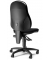 Bürostuhl BASE ART 60 PRO, schwarz / schwarz, bis 110kg, ohne Kopfstütze
