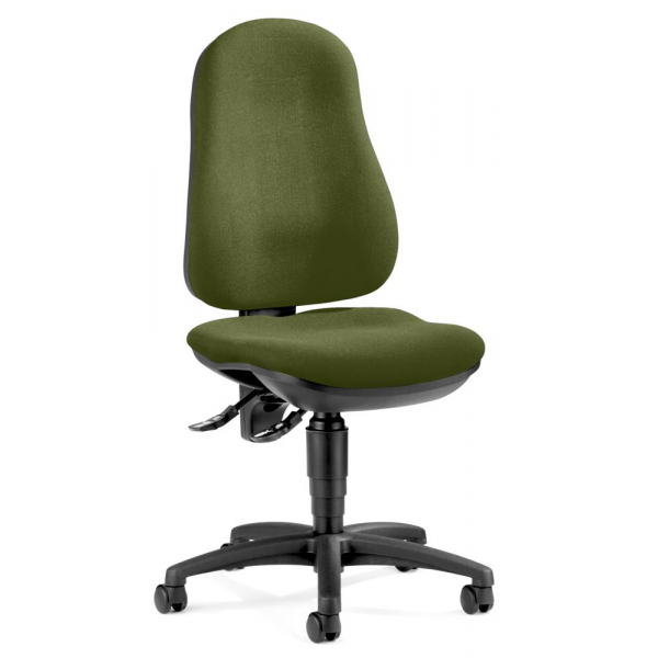 Deskin Bürostuhl BASE ART 70 PRO, grün / schwarz, bis 110kg, ohne Kopfstütze  Deskin