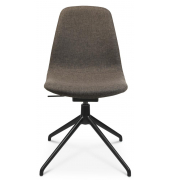 Konferenzstuhl SITNESS MEETING 1.1, beige/Grau / schwarz, ohne Armlehnen, A-Fuß-Gestell