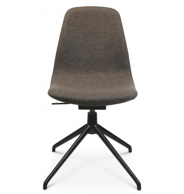 Konferenzstuhl SITNESS MEETING 1.1, beige/Grau / schwarz, ohne Armlehnen, A-Fuß-Gestell