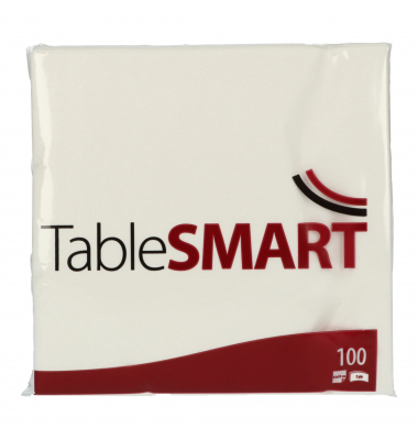 TableSMART Serviette 831103 33x33cm 2lg 14Falz ws 100St TableSMART Serviette 831103 33x33cm 2lg 14Falz ws 100St