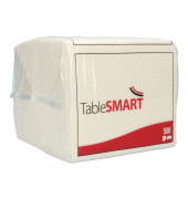 Servietten TableSMART 481712, wei&szlig; / Uni, 1-lagig, 33x33cm