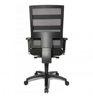 Bürodrehstuhl X-Pander Plus, schwarz, mit Armlehnen, bis 110kg
