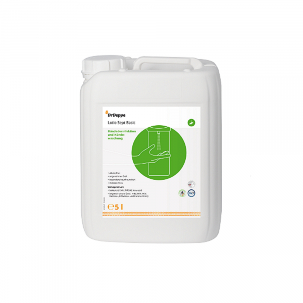 4260181253732 - Handdesinfektion 601342 Lotio Sept Basic parfümfrei 5 l Kanister 4260181253732 5000 Milliliter