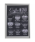 Plakat-Klapprahmen SFA5S, silber, Aluminiumrahmen