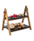 Etagere braun, schwarz 34,0 cm