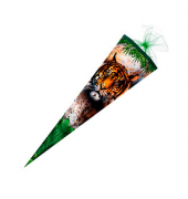 Schultüte Tiger 85,0 cm mehrfarbig