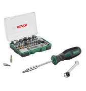 Mini-Ratsche + Handschraubendreher Bit-Set