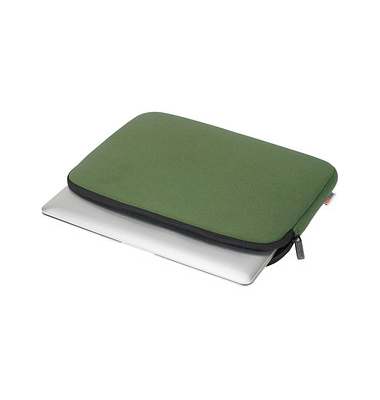 Laptophülle Laptop Sleeve Stoff olivgrün bis 33,8 cm (13,3 Zoll)