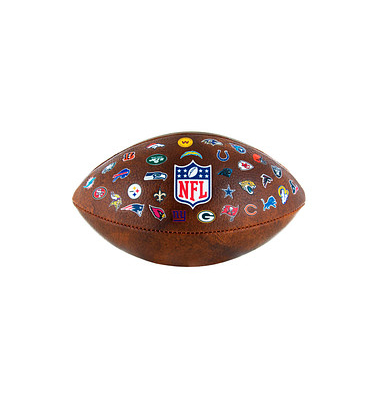 Football American NFL Junior Throwback braun
